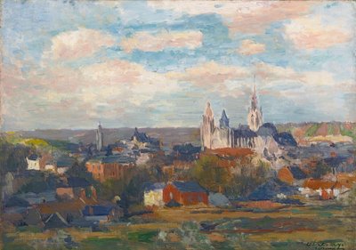 Evreux, the Cathedral of Notre-Dame by Albert Charles Lebourg